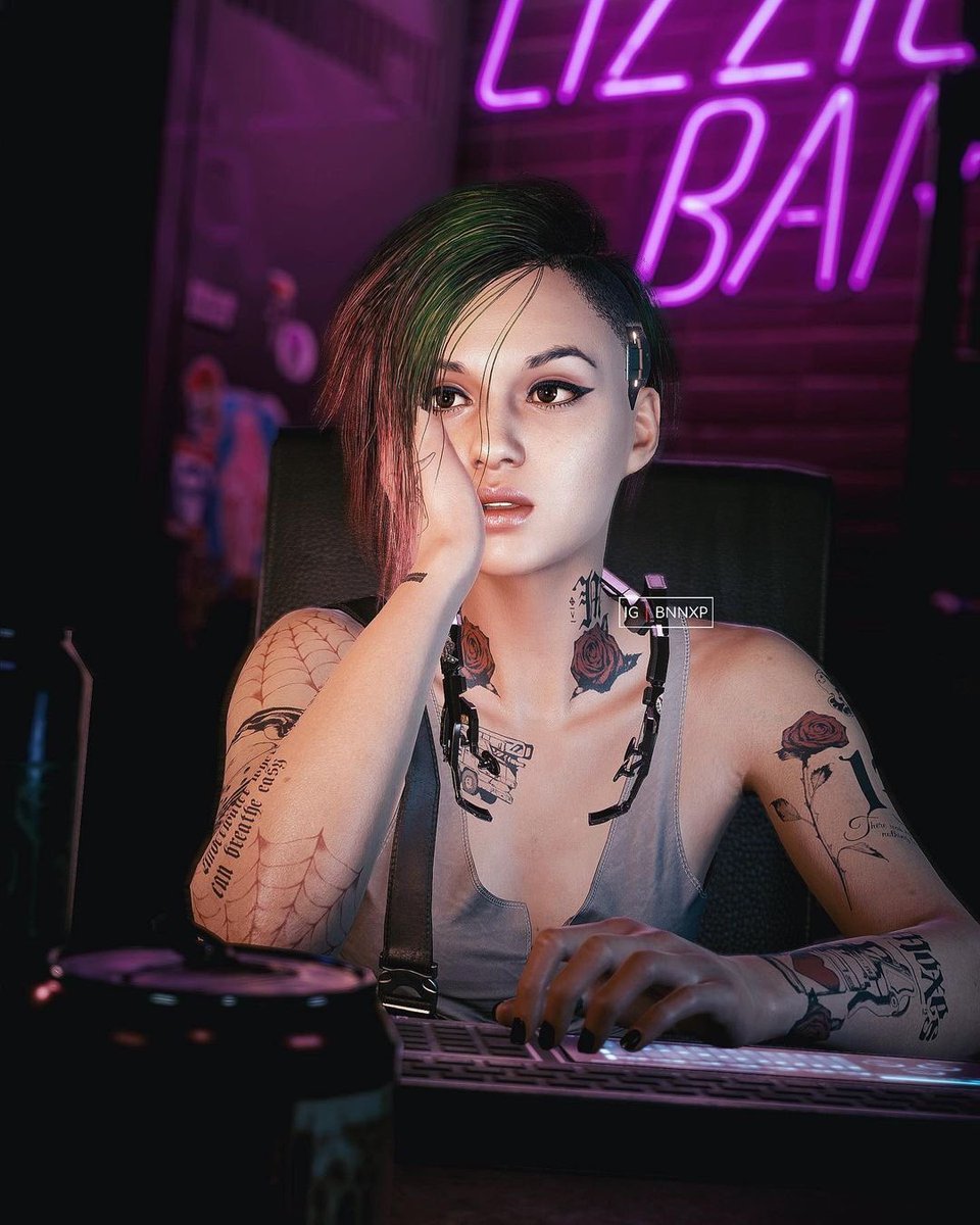 Tattoo bringing Judy from Cyberpan