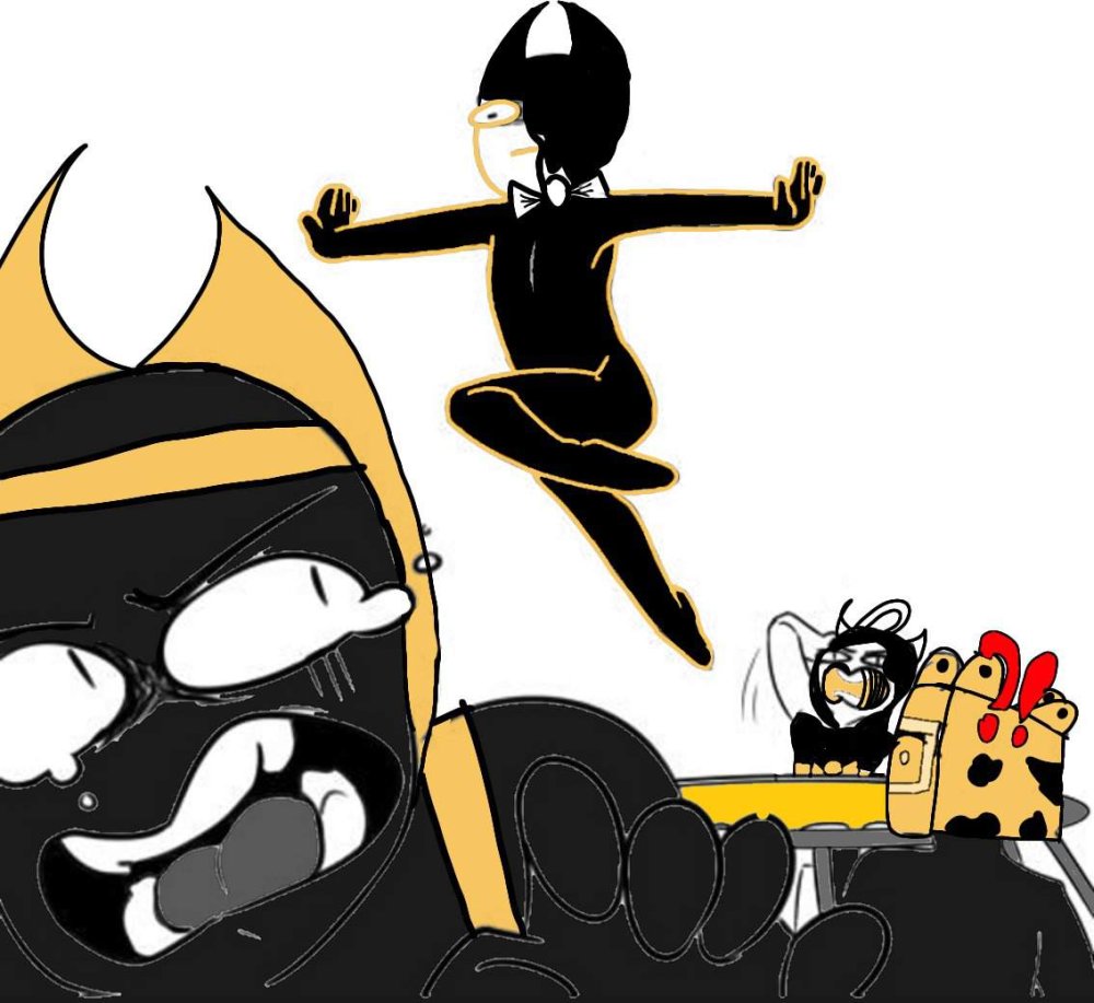 Bendy Boris Alice and Sammy