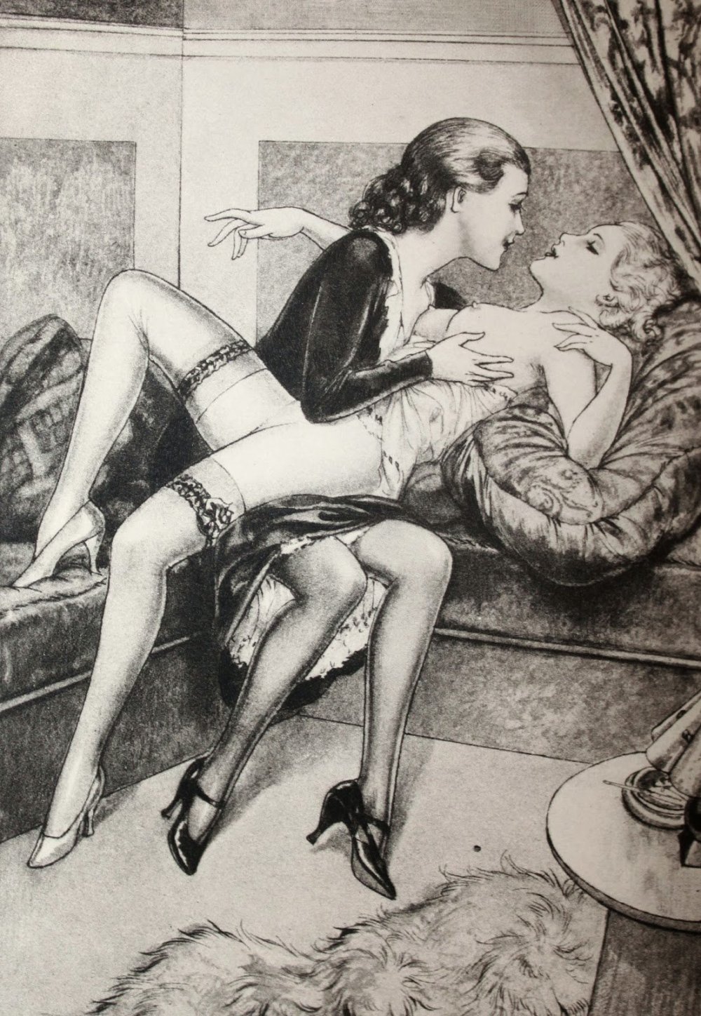 Erotic vintage comics