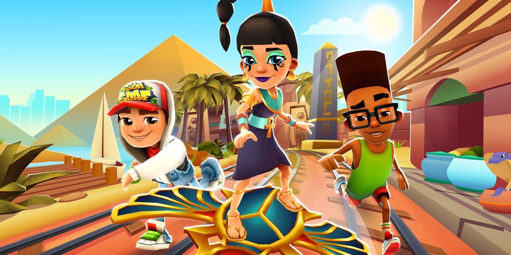 Naked characters Subway Surf