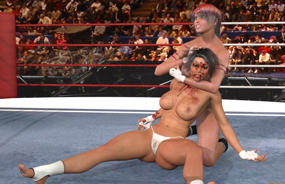 Women's struggle naked