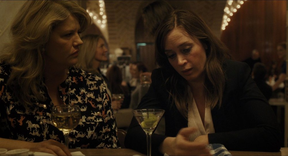 Emily Blunt in the movie Girl on the train