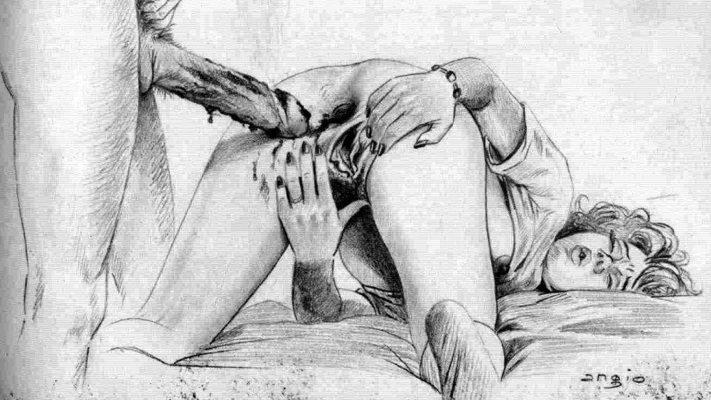 The drawings are hard erotic