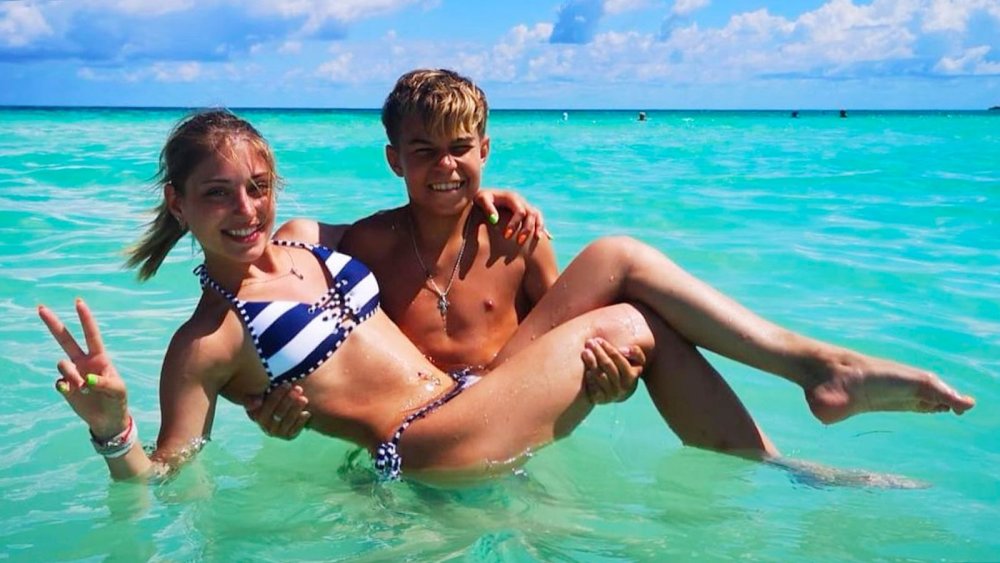 Daniil Samsonov and Alena Kostornaya