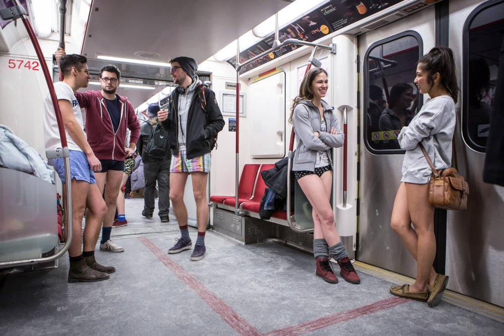 No Pants Subway Ride 2020