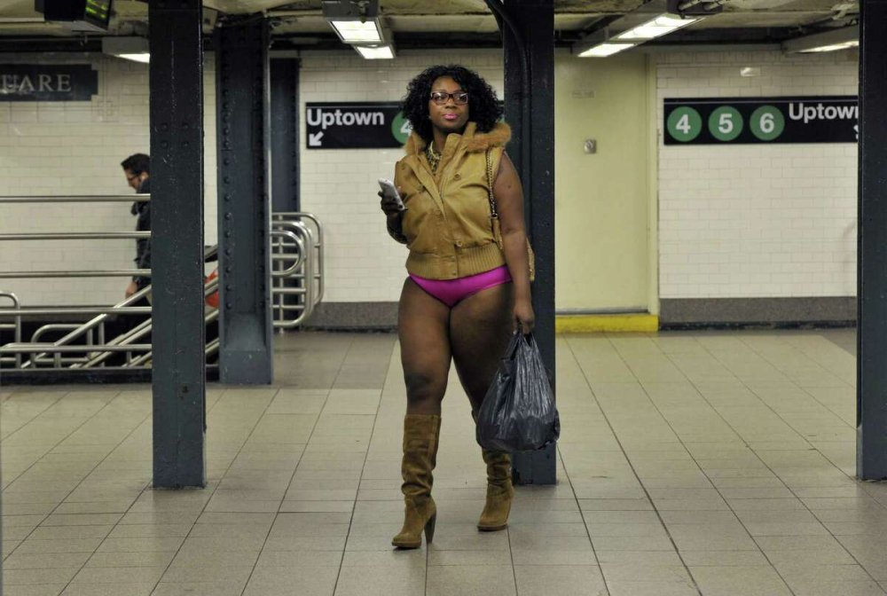 No Pants Subway Ride Moscow