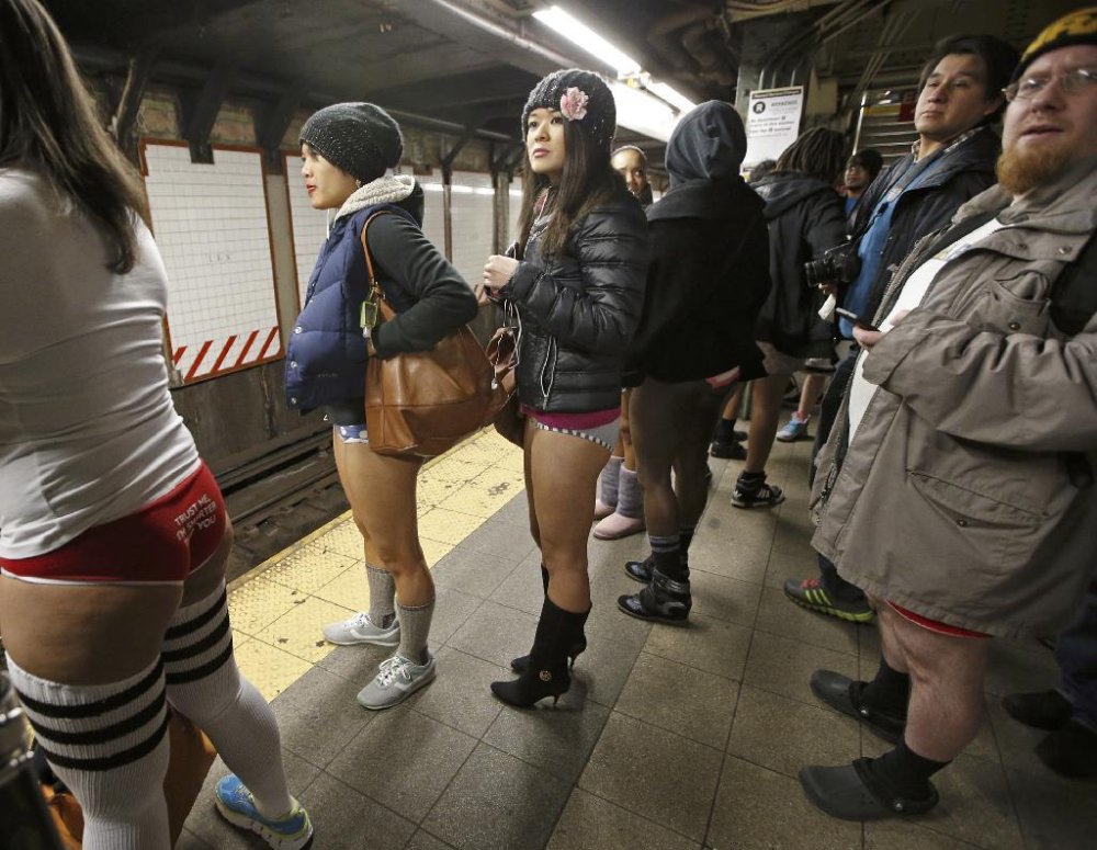 Day without pants in New York