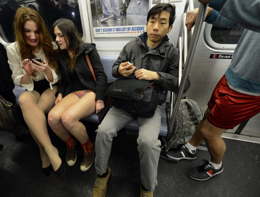 No Pants Subway Ride Moscow