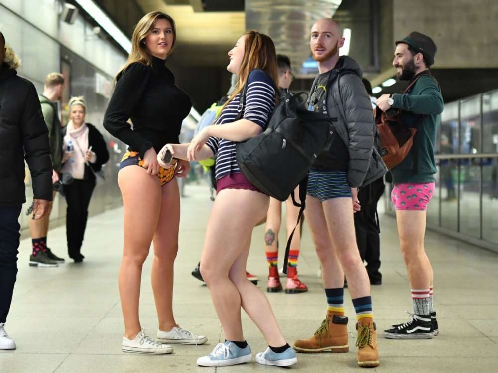 No Pants Subway Ride Moscow