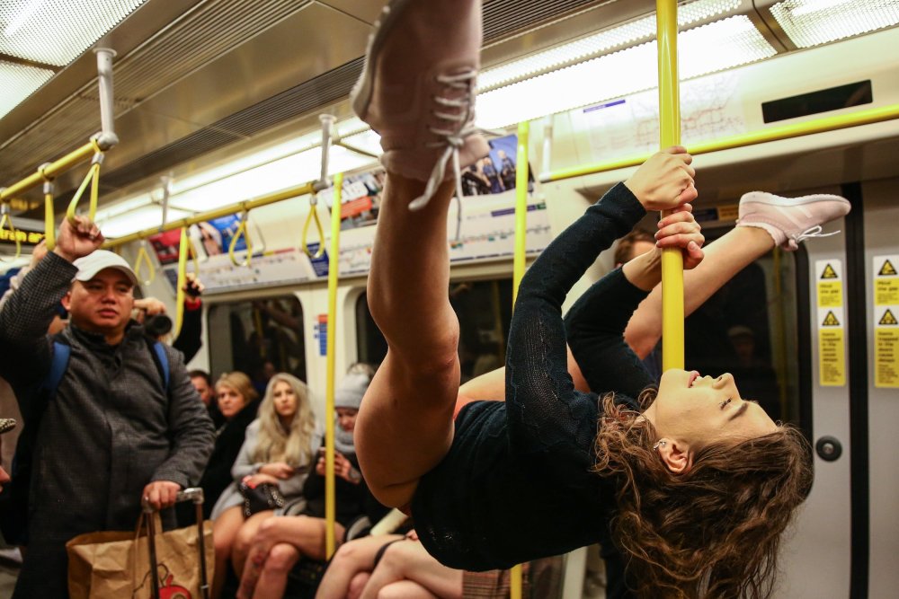 New York Metro without pants