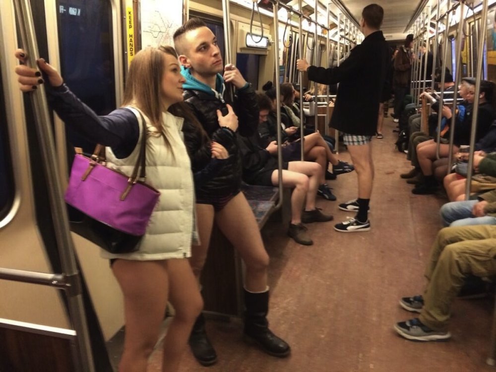 No Pants Subway Ride Russia