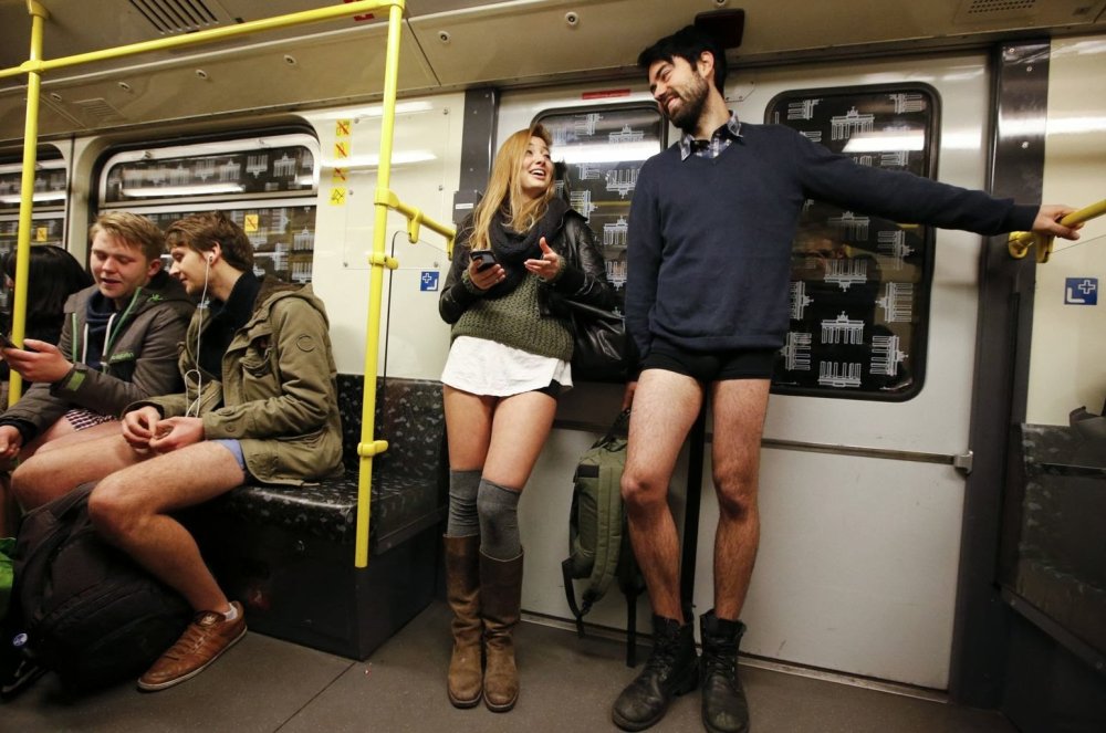 Japanese girls in the subway