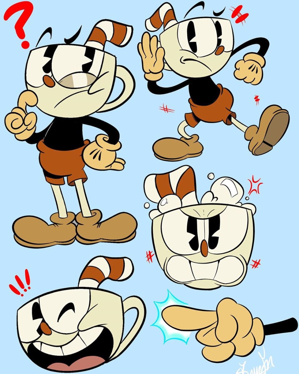 Drawings Kaphed and Bendy