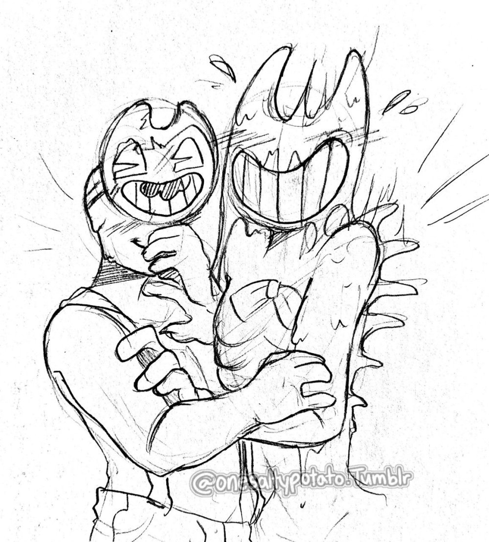 Mugman X Bendy