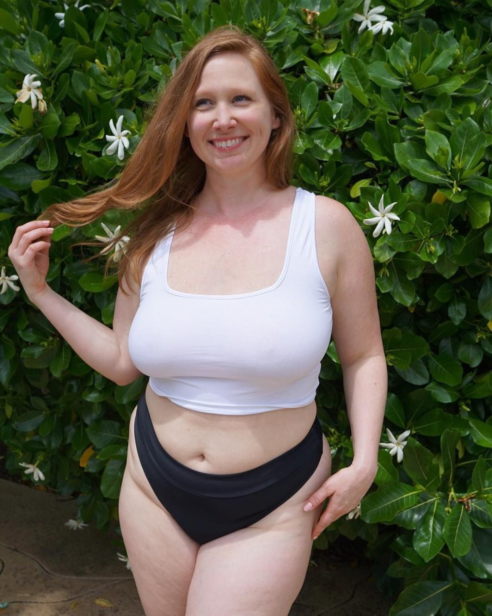 Ginger Daydreams without clothes