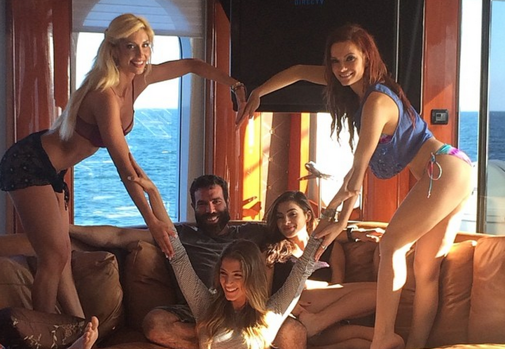 Dan Bilzerian in bed
