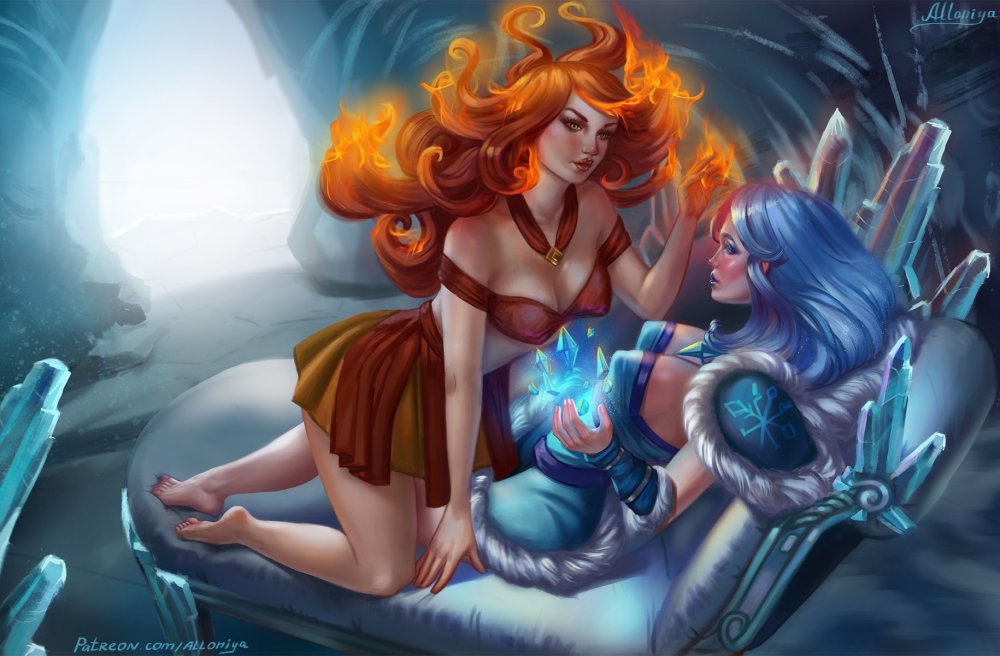 Dota 2 Lina 18 Art