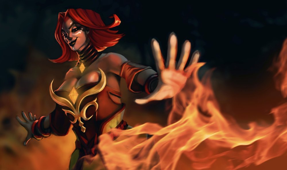 Lina Dota 2 Art