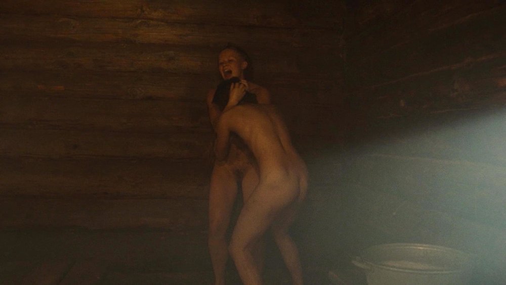 Julia Khlynina naked in the cinema