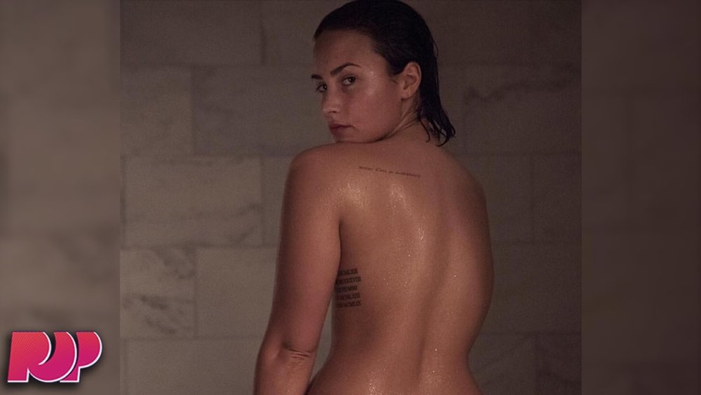 Demi is fishing naked