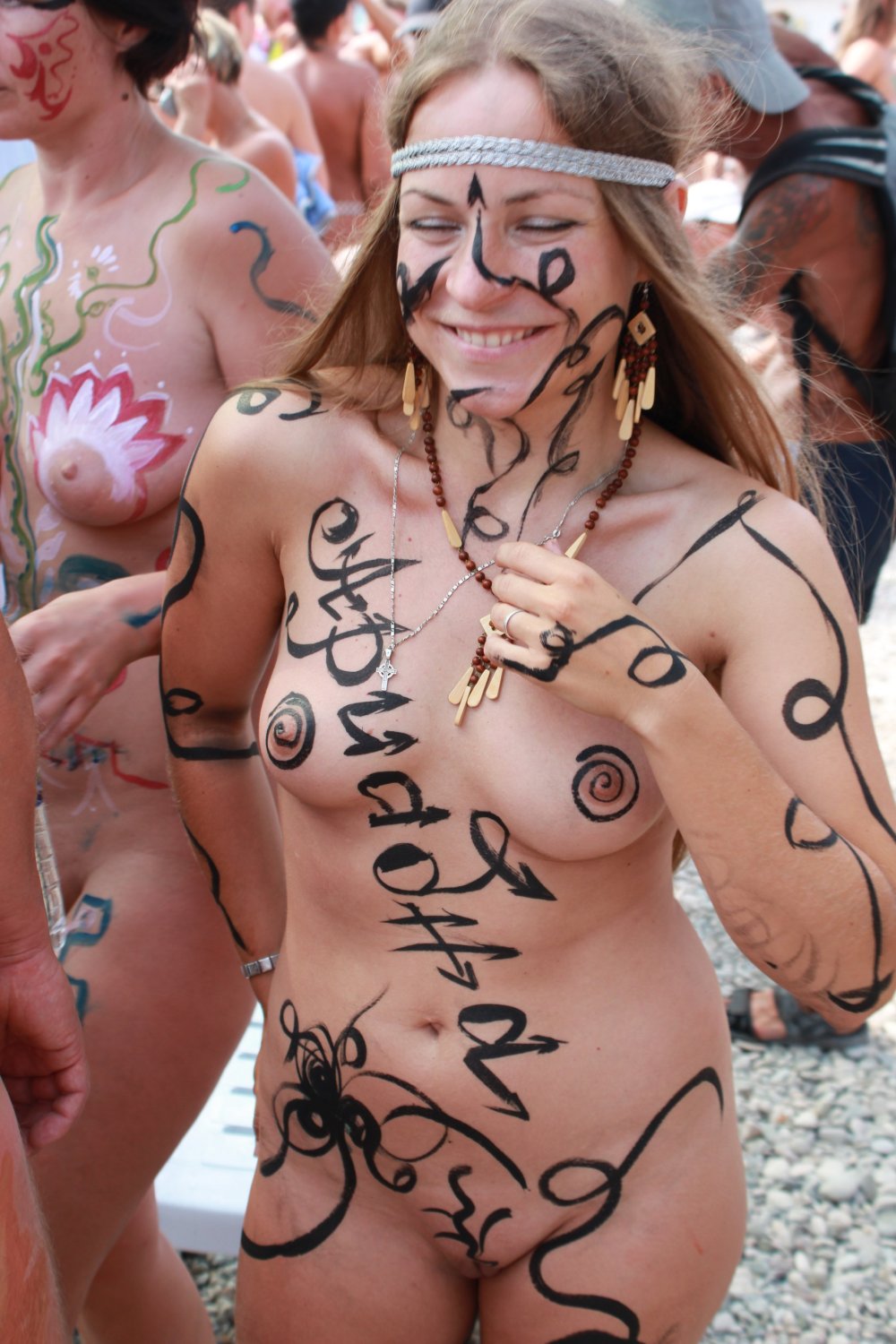 The holiday of Neptune in Koktebel Naked