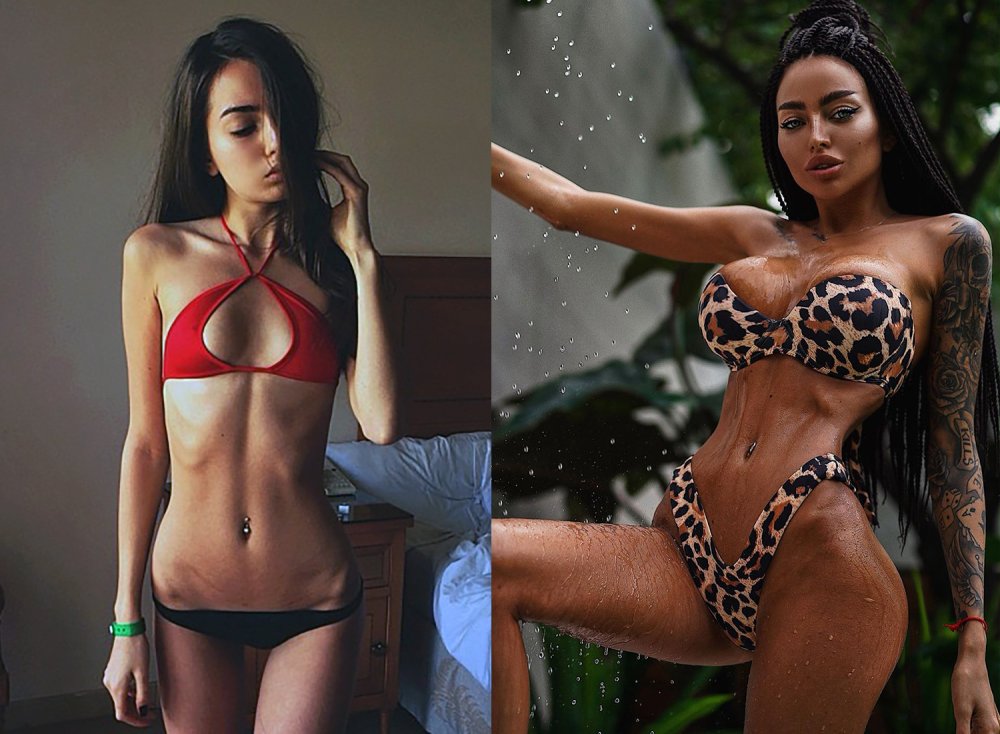 Alena Omovich without photoshop