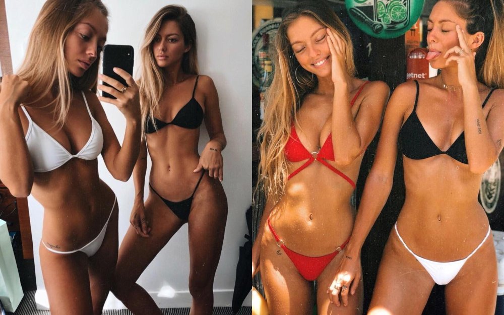 Beautiful girls on which they get up