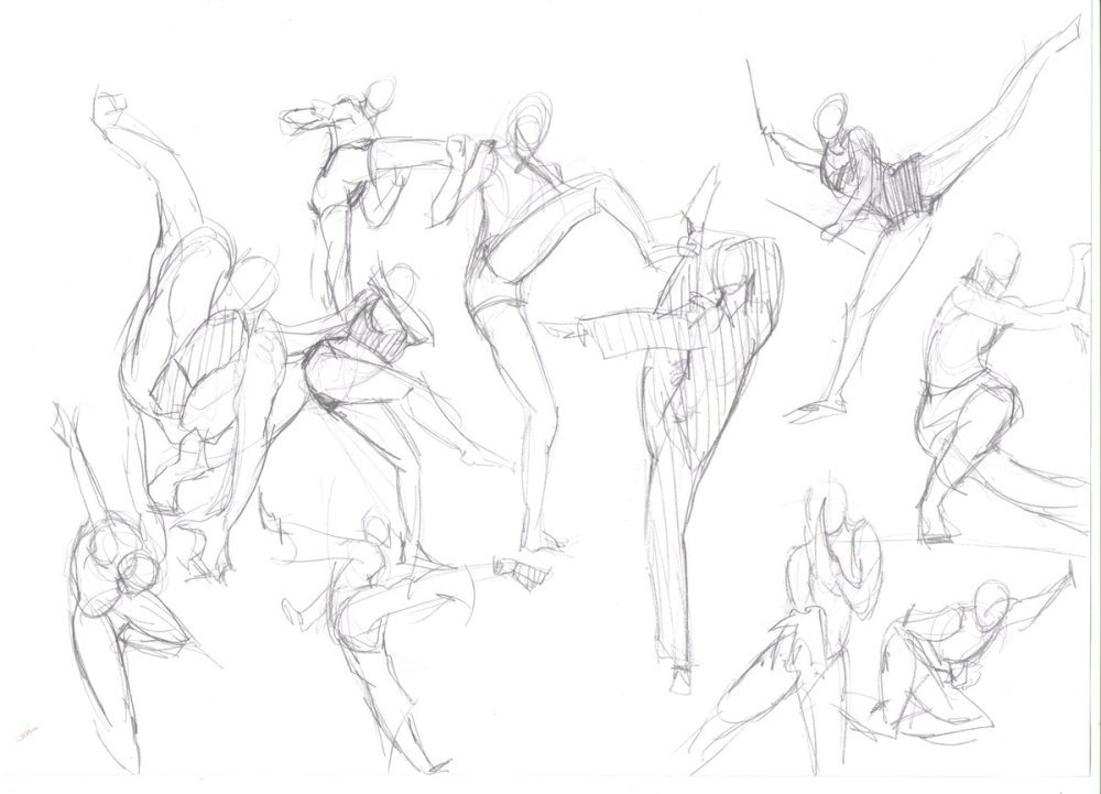 Drawings for a mermaid sketchbook