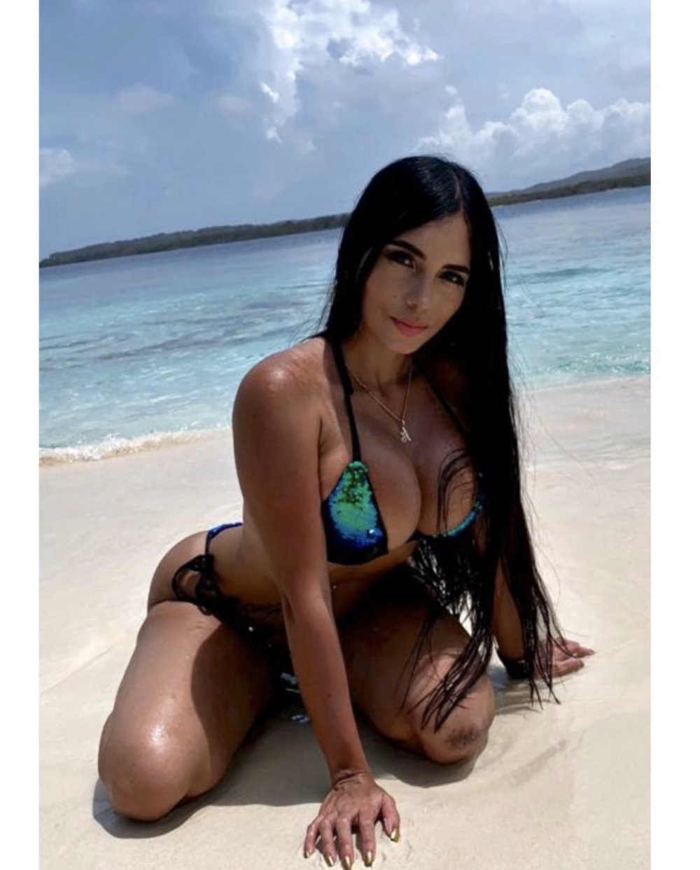 Andrea Londo in a swimsuit