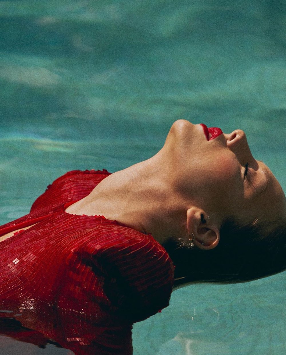Esther Exposito in Red