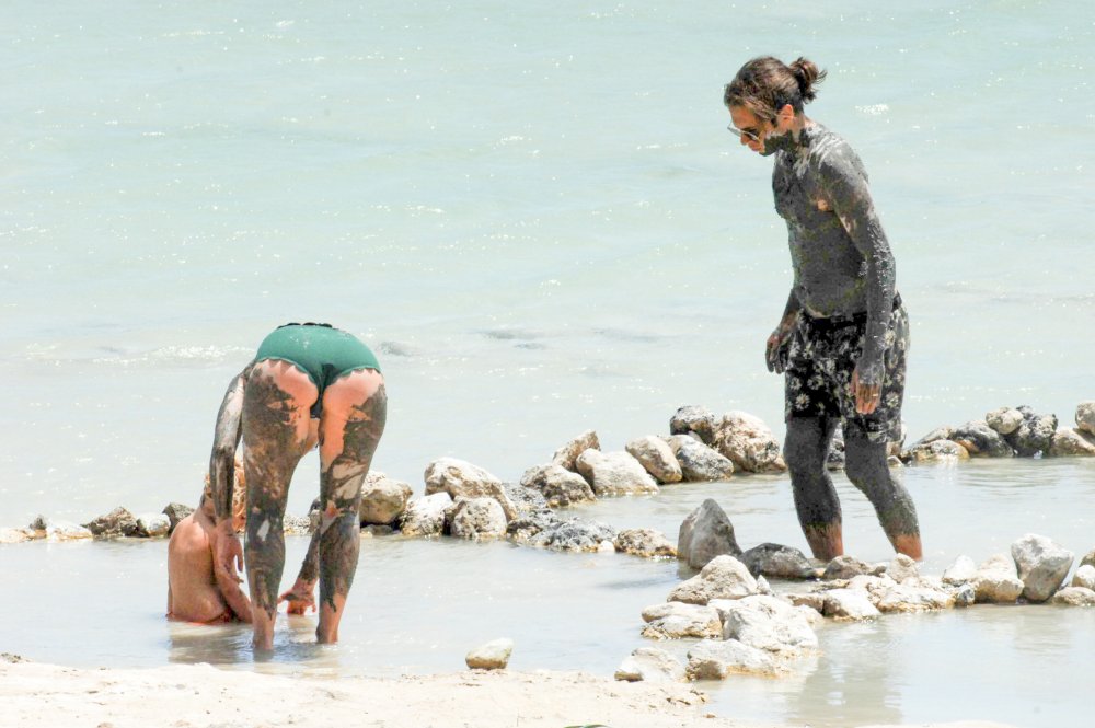 Keira Knightley Beach