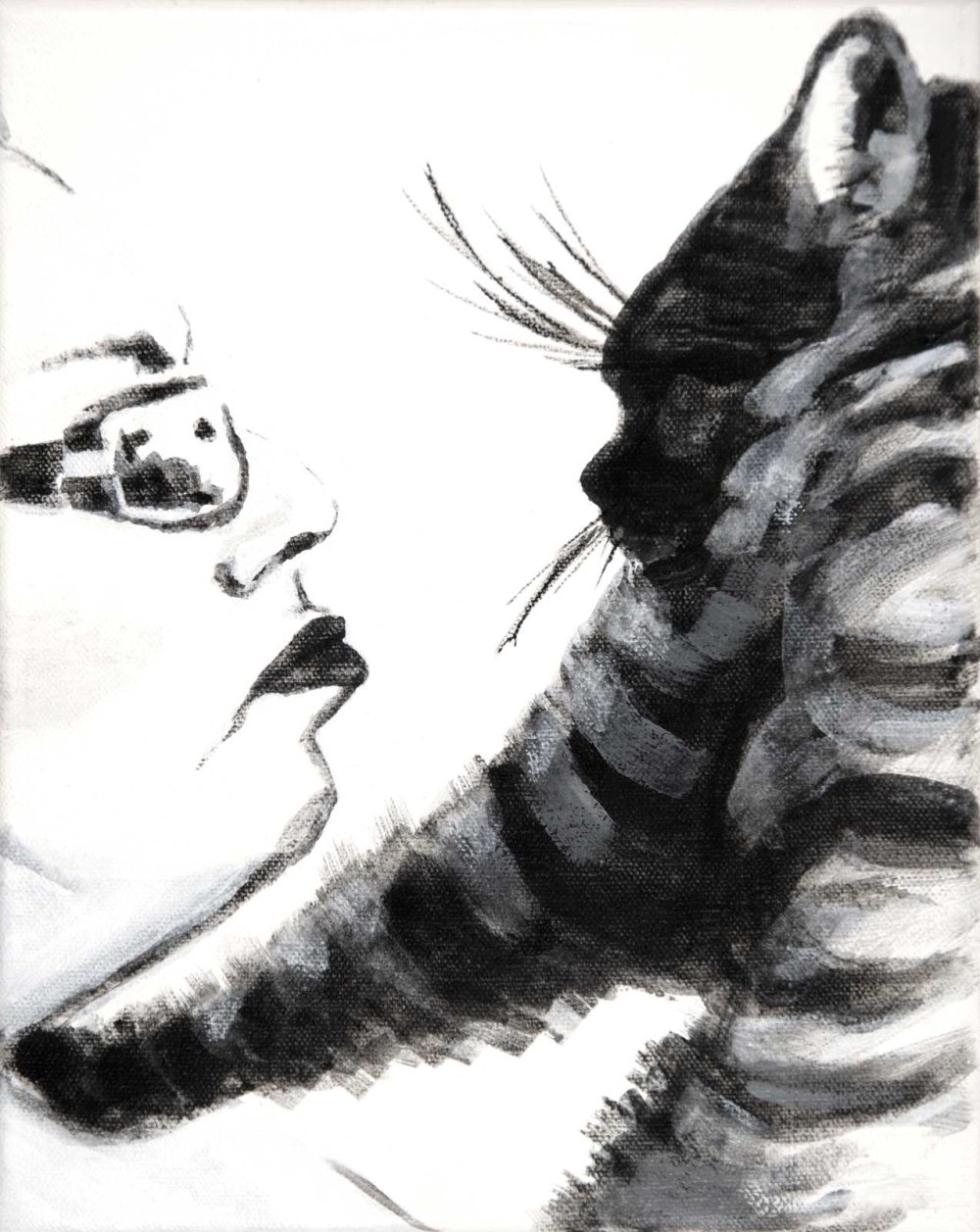 Pinterica drawings Patterns on canvas purely stroke