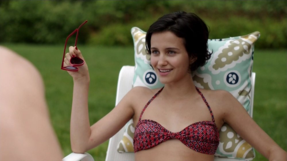 Julia Golden Telles in a swimsuit
