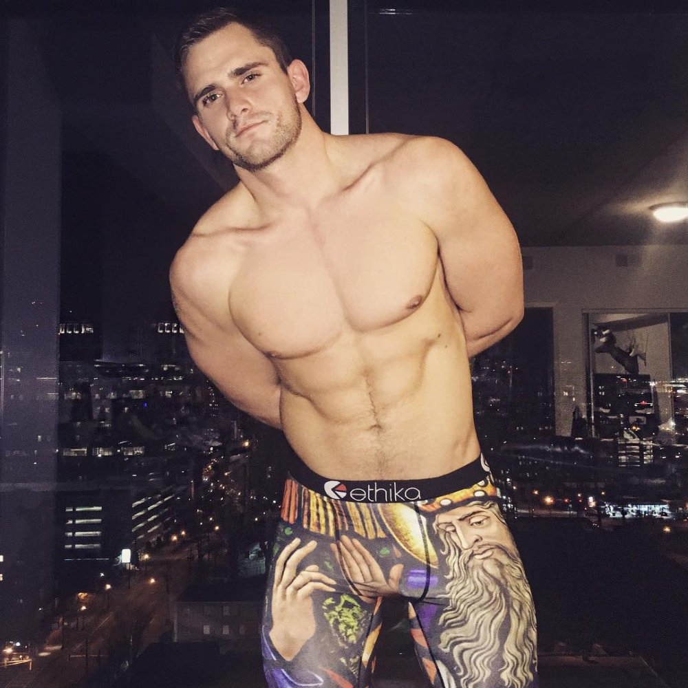 Hot guys in swimming trunks