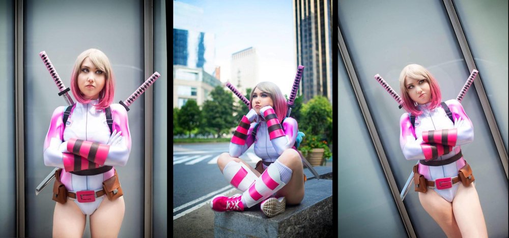 Oppai cosplayer