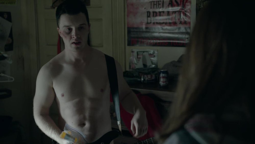 Noel Fisher without a T -shirt