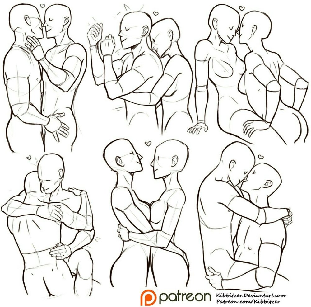 Kibbitzer pose couples