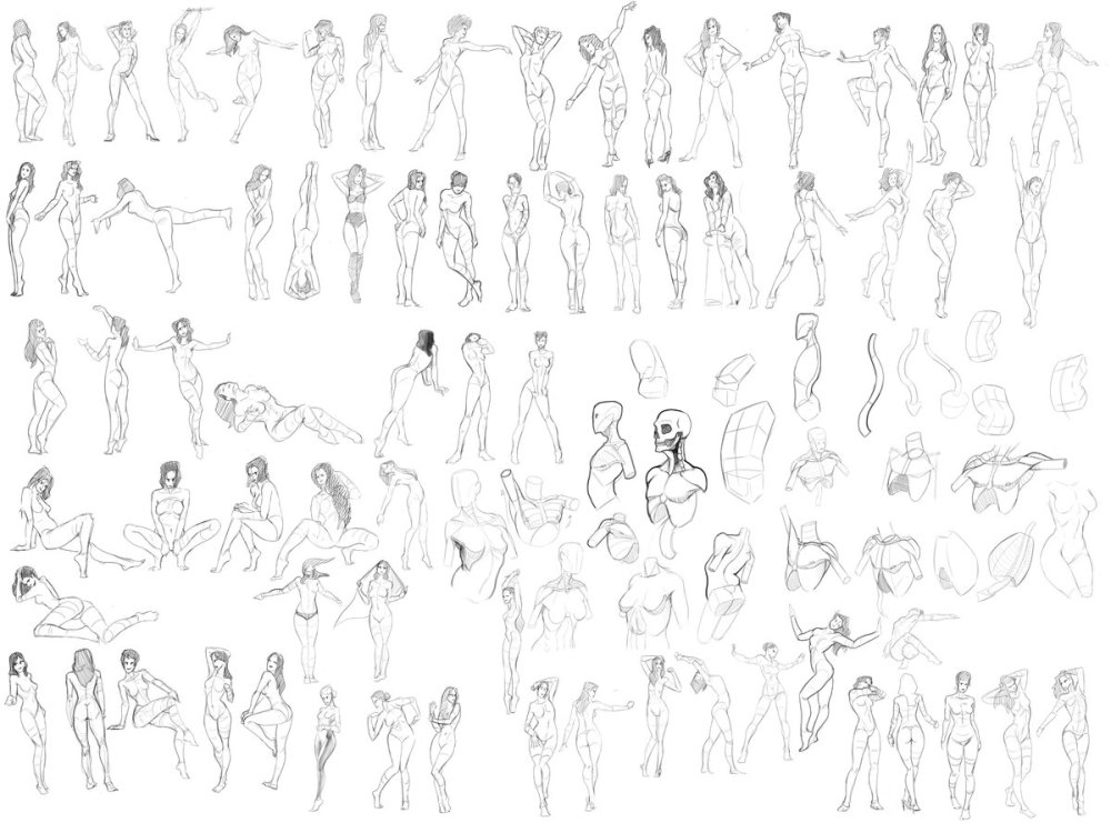 Sleeping poses for drawing