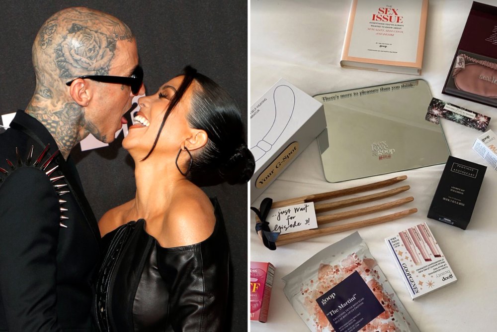 Travis Barker and Courtney Kardashian