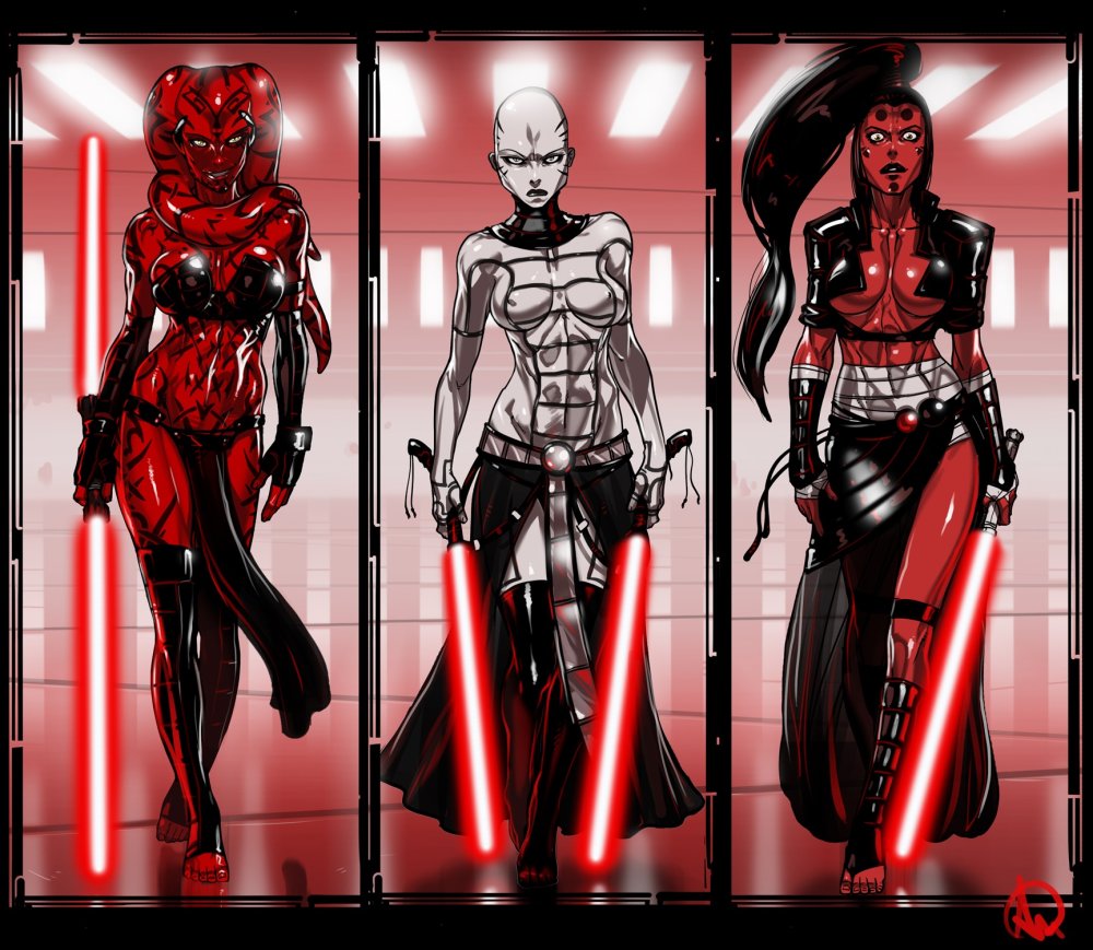 Rey Star Wars Art breasts