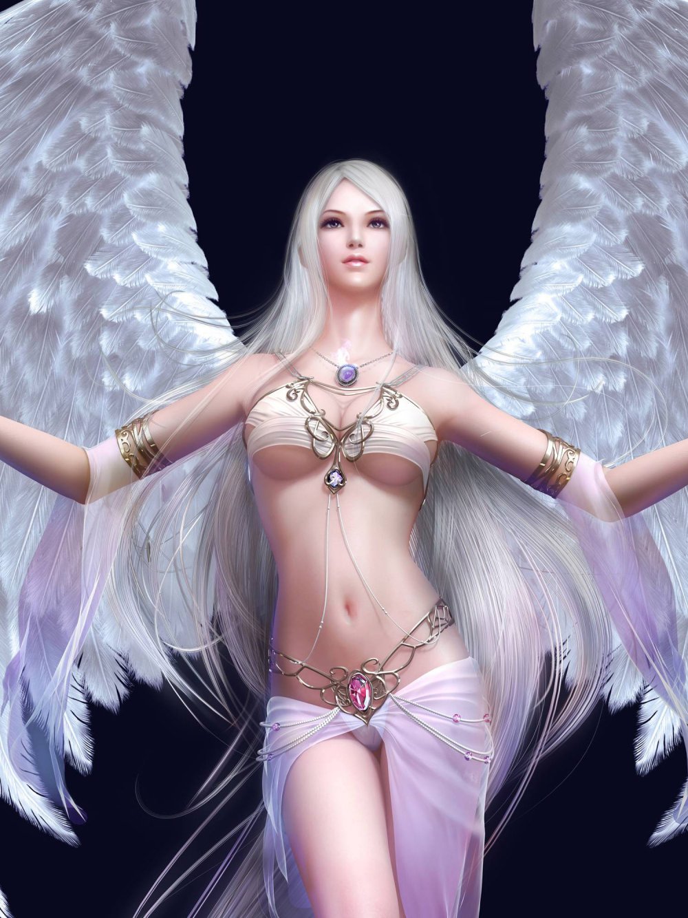 Girls Angels in high resolution