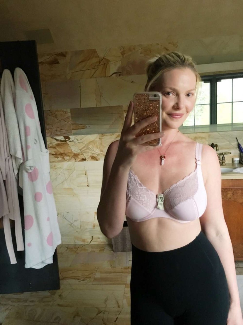 Katherine Hage breasts in the cinema