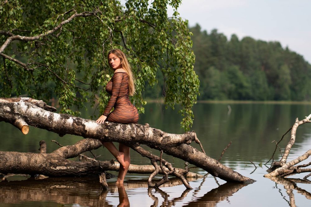 . Olga Kobzar in heels