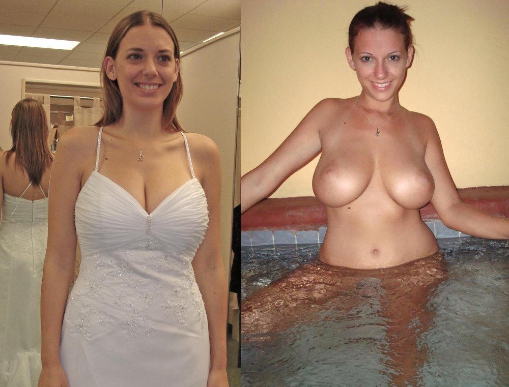 Natural Big breast Dress undress
