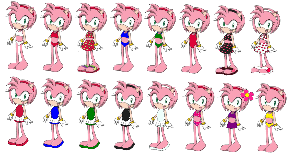 Amy Rose in a bikini