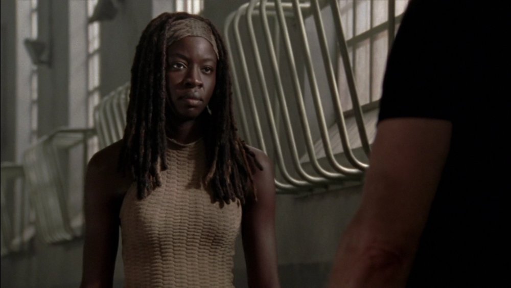 Danai Gurira in underwear