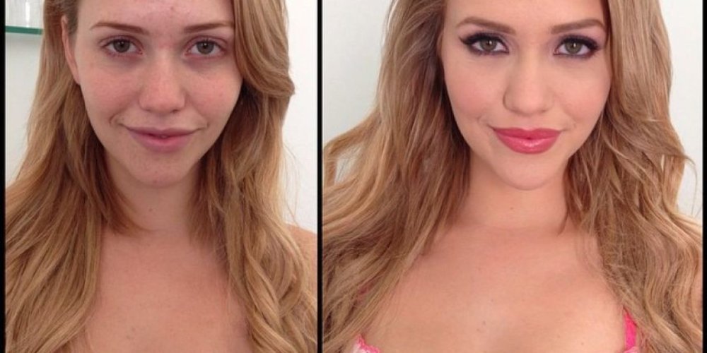 Mia Malkova without makeup