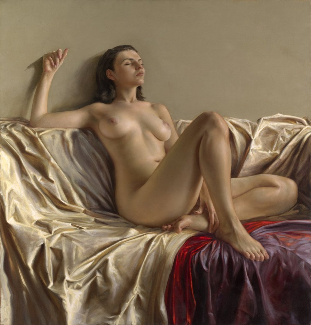 Pictures of the artist Alexander Shilov Nudin