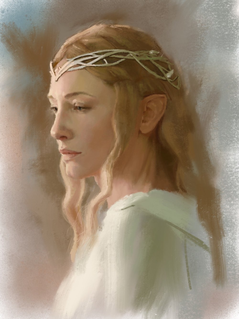 Kate Blanchett in linen