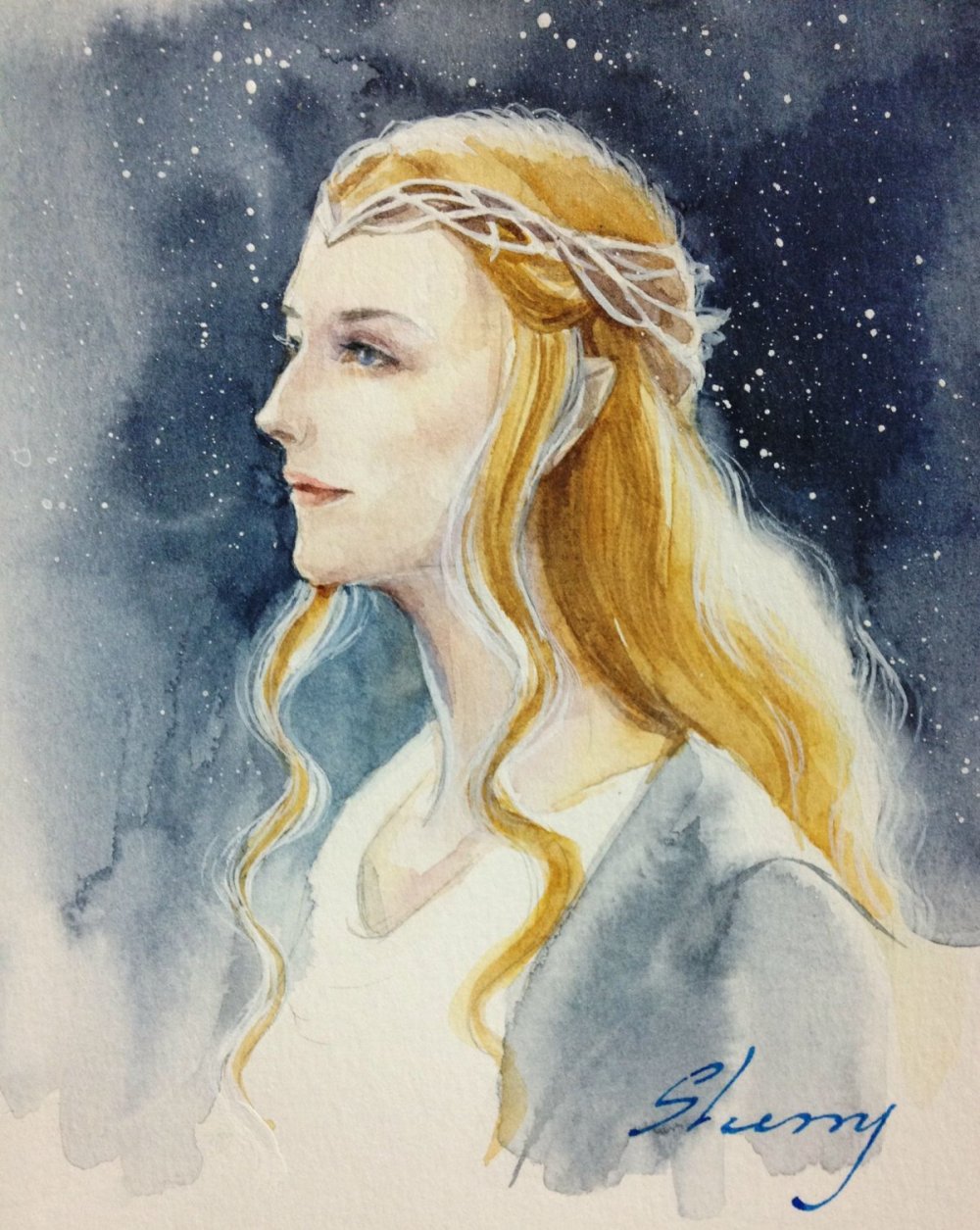 The Lord of the Rings of Galadriel and Frodo